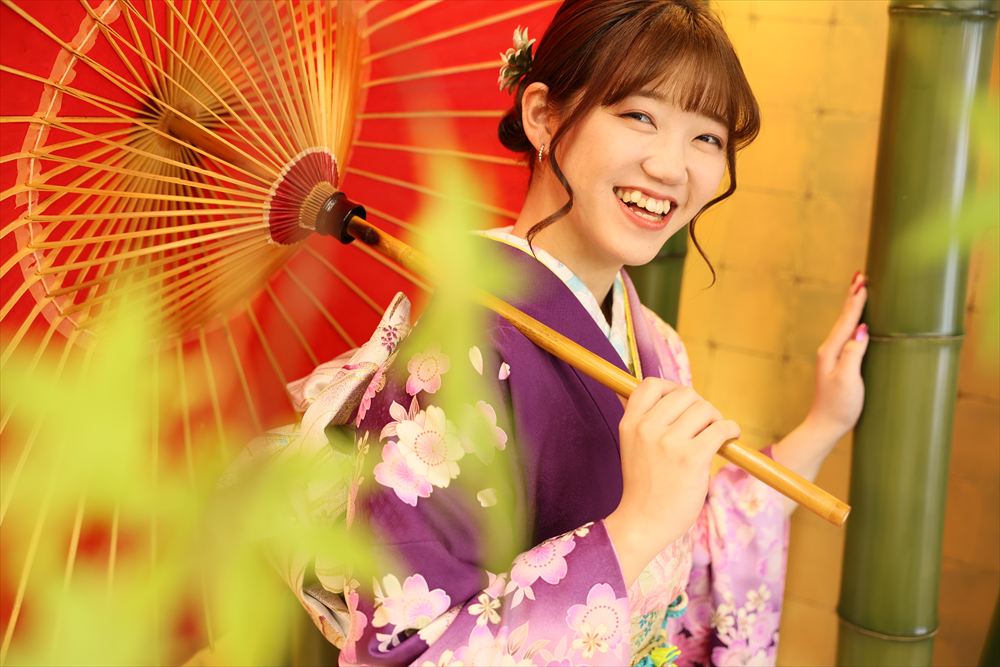 紫　ピンク　花