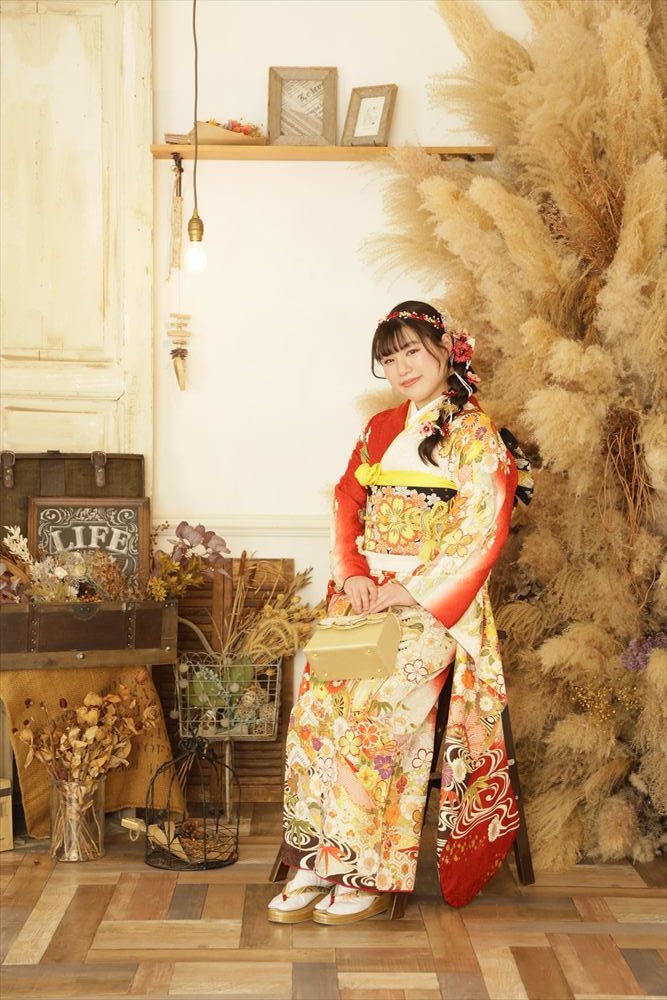 赤　花