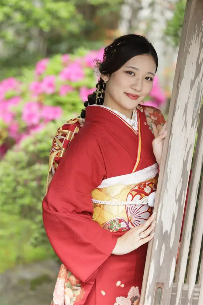 赤　花