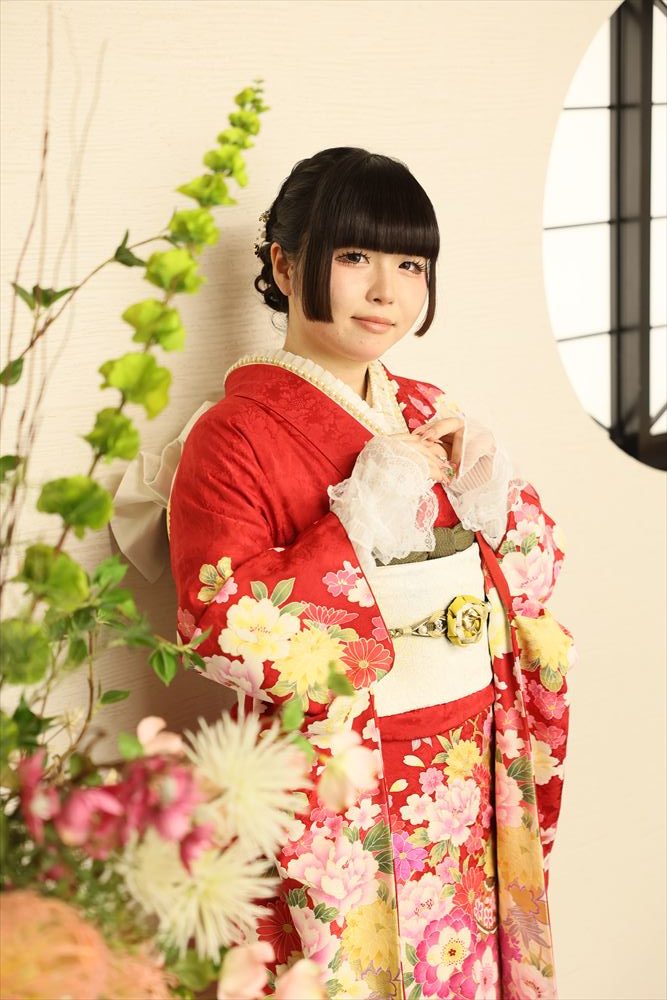 赤　ピンク　花