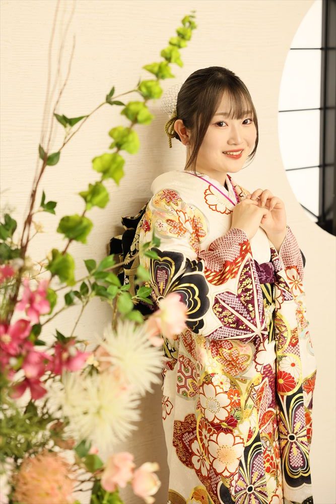 白　赤　花