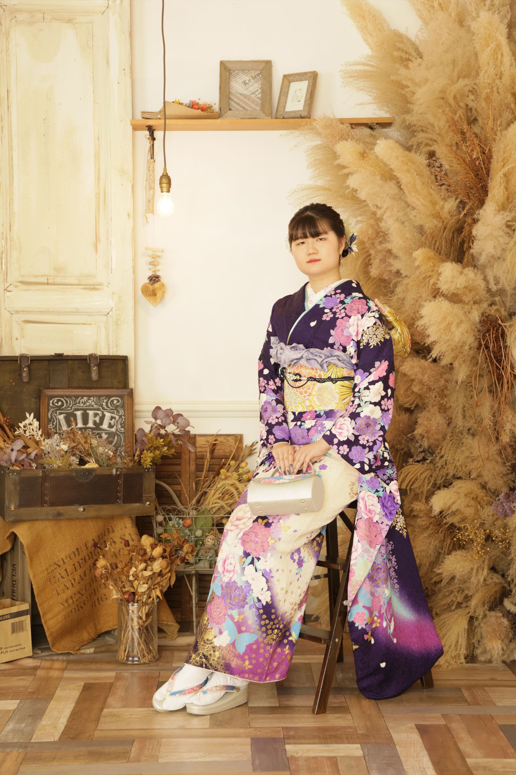 紫　花