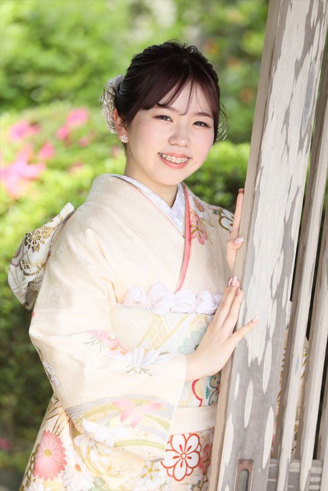 アイボリー　花