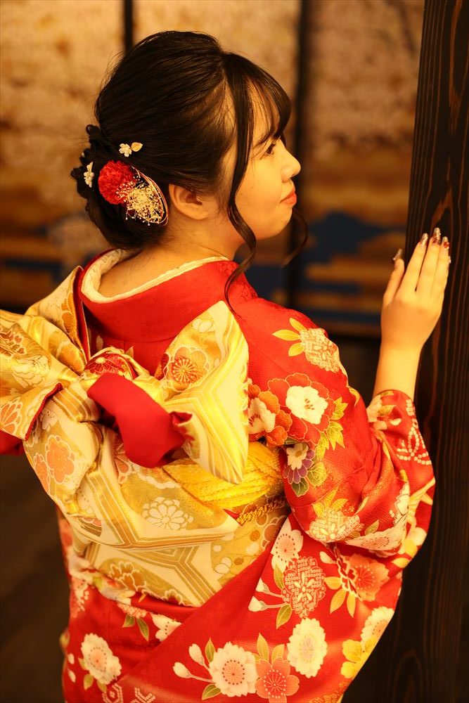 赤　花