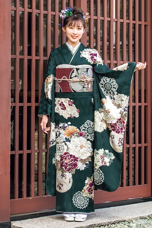 緑 | 新作振袖コレクションカテゴリー | 千葉県で成人式の振袖