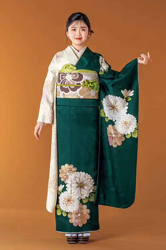 緑の蔵　振袖2点(2番目画像) 緑 | 新作振袖コレクションカテゴリー | 千葉県で成人式の振袖