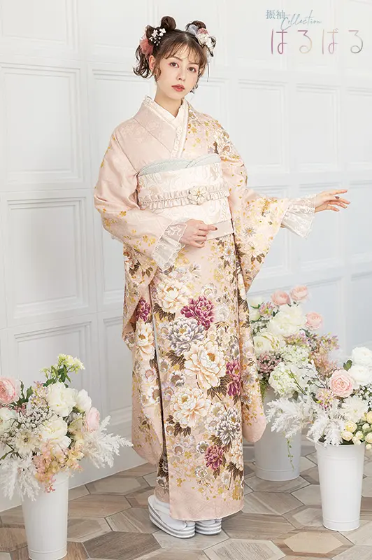 Q17ZZZ様 振袖フルセット 身丈164裄64 金彩 逸品 ピンク 成人式 Q17ZZZ様 振袖フルセット 身丈164裄64 金彩 逸品 ピンク 成人式 振袖フル