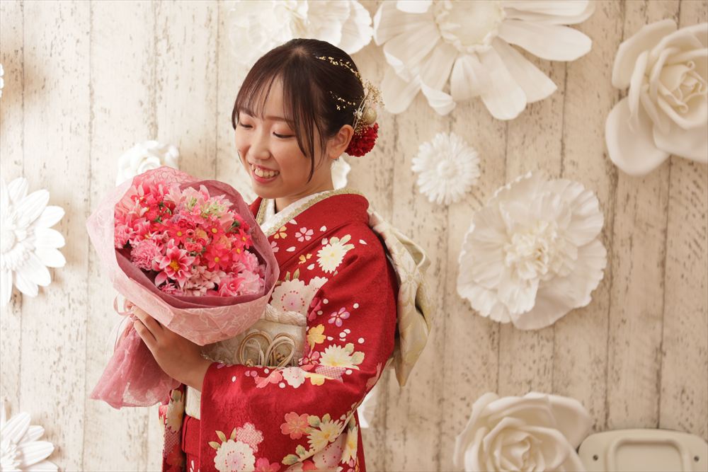 赤　花