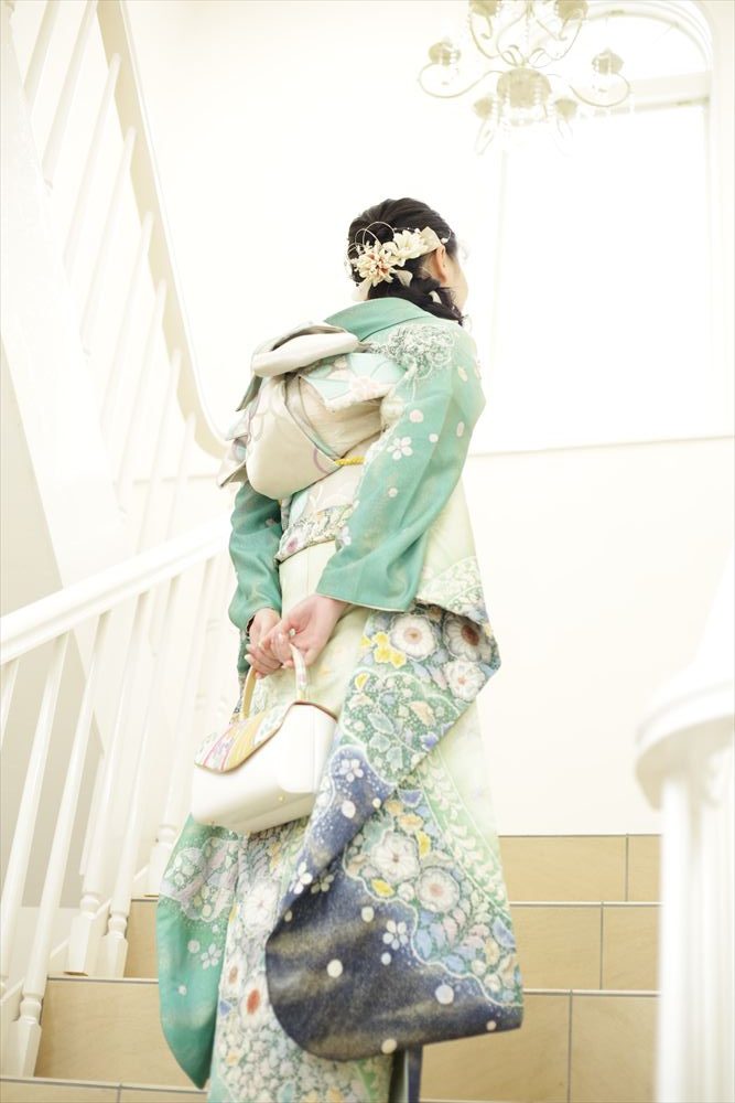 ミントグリーン　花