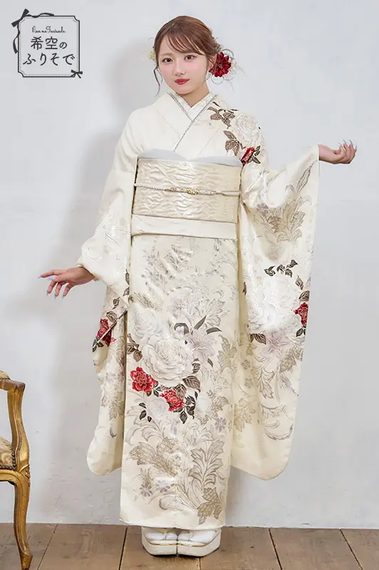 644正絹振袖白158cmぐらい 644正絹振袖白158cmぐらい 644正絹振袖白158cmぐらい 644正絹振袖白